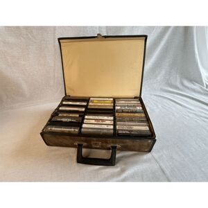 Classic Country 1970's/80's Cassette Tape Collection w/ Case, George Jones